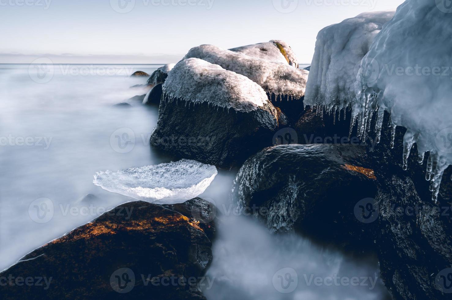 inverno del mar baltico foto