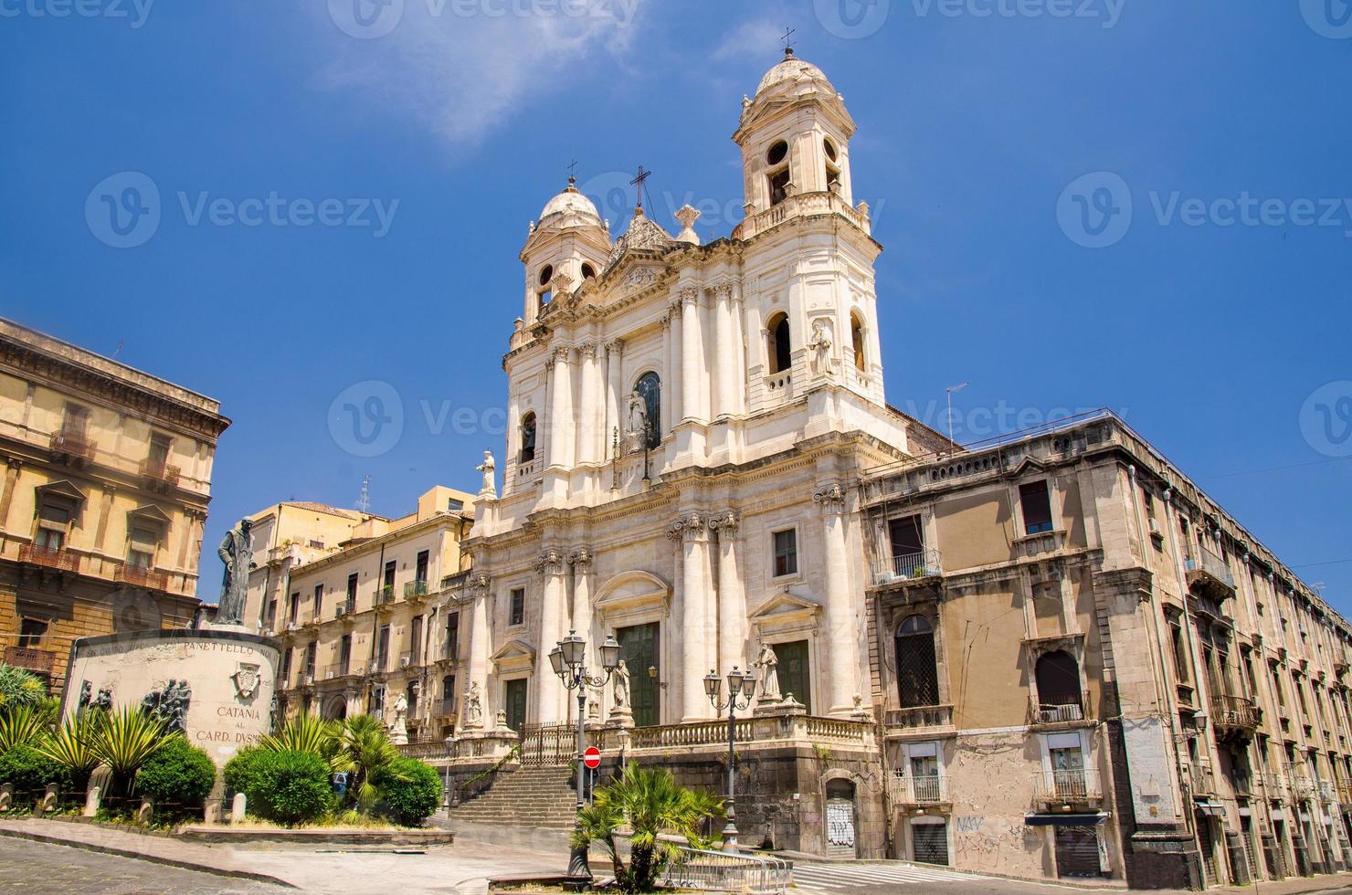 st. francesco d'assisi chiesa immacolata, catania, sicilia, italia foto