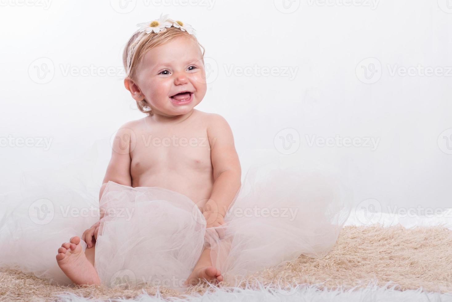 bambino felice e sorridente foto