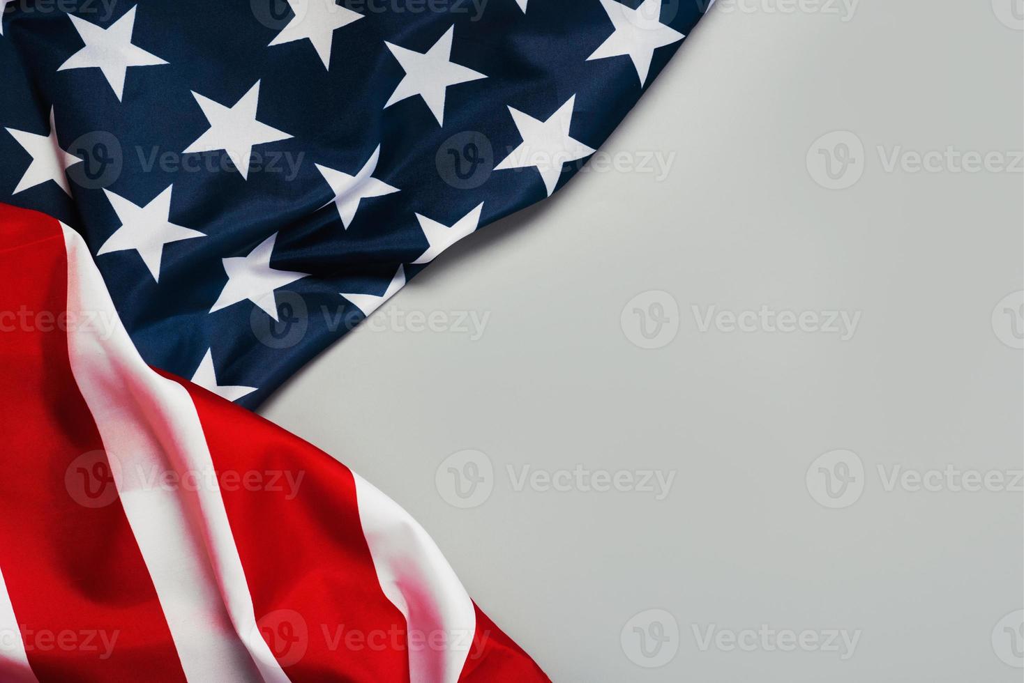 felice giorno dell'indipendenza 4 luglio.bandiera americana con spazio di copia foto