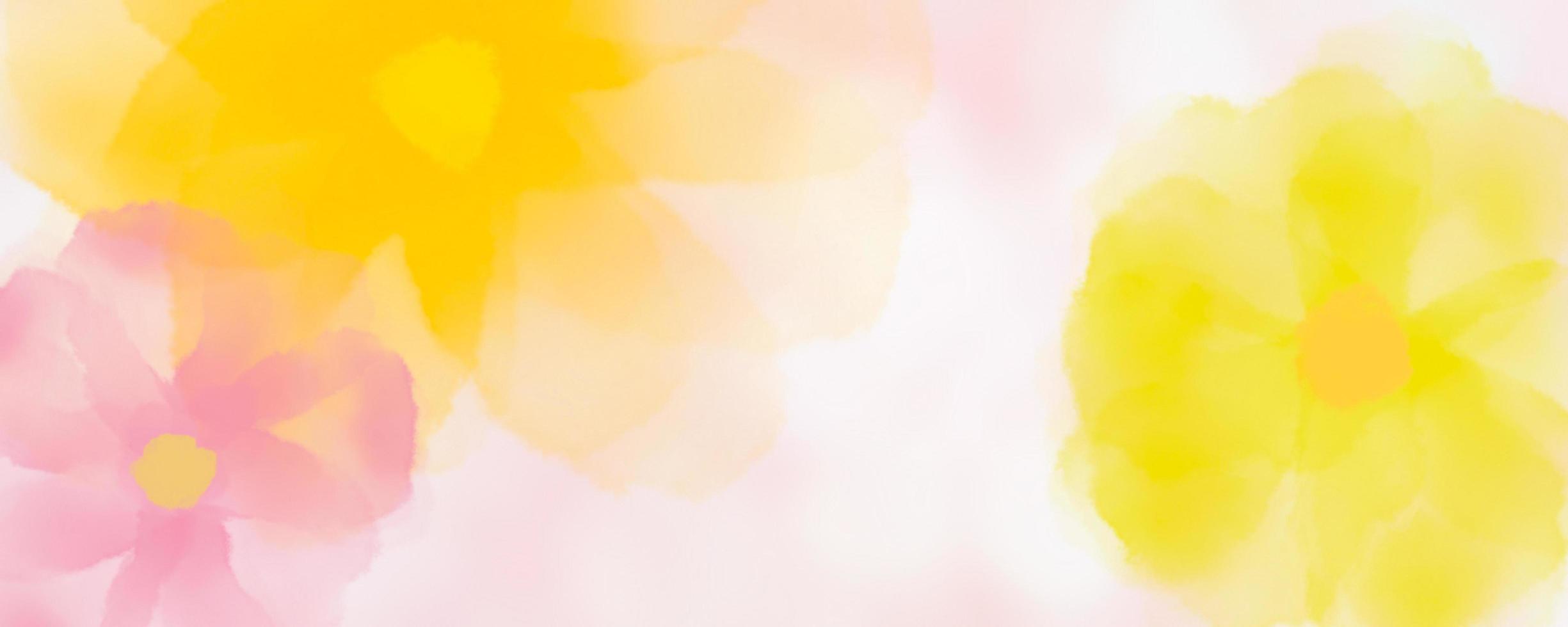 fiore sfondo giallo floreale. San Valentino foto