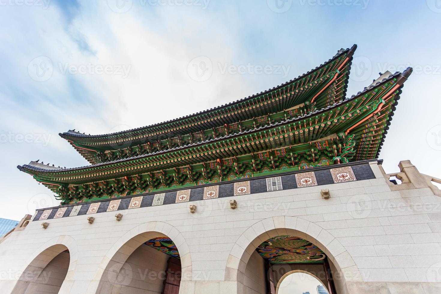 Palazzo Gyeongbokgung a Seoul, Corea del Sud foto
