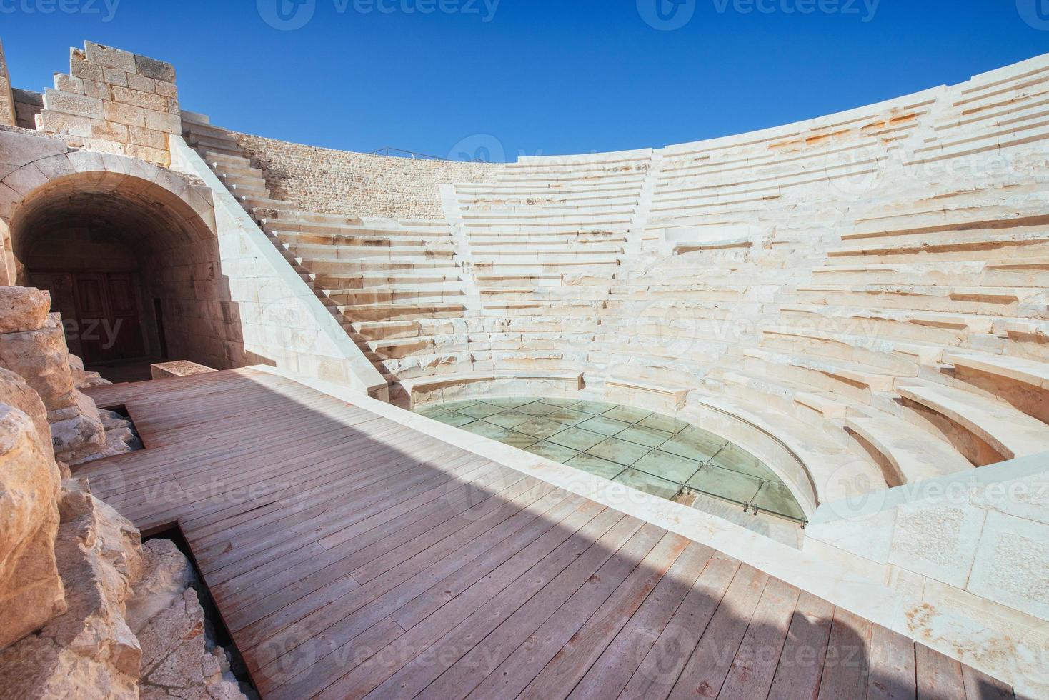 le rovine del vecchio anfiteatro in Turchia foto