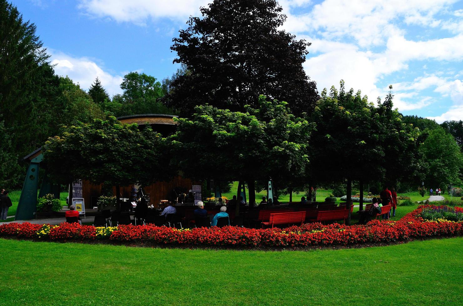 parco termale con palco foto