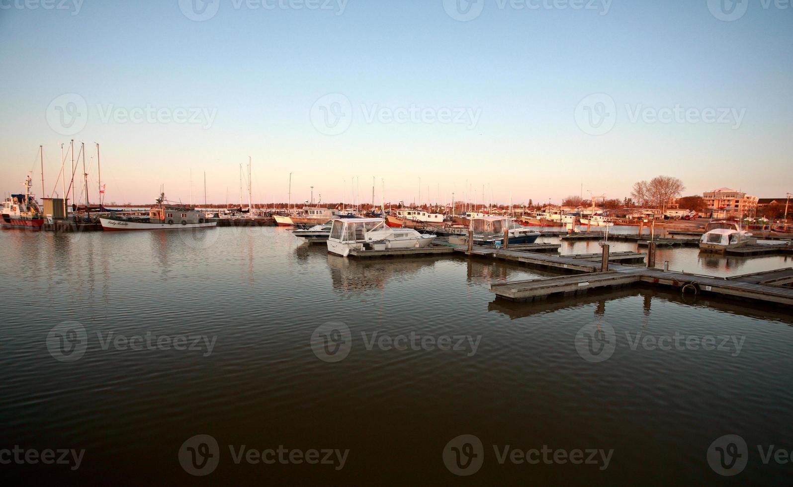 gimli marina sul lago winnipeg foto