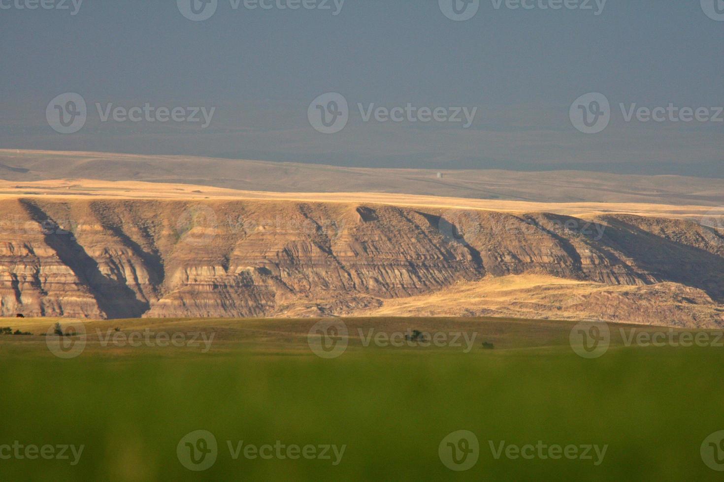 grande valle fangosa del saskatchewan foto