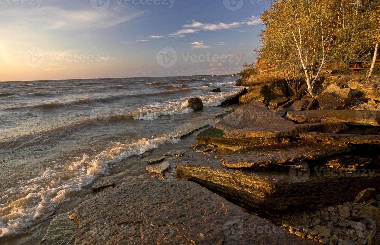 cava all'isola di Hecala Manitoba foto