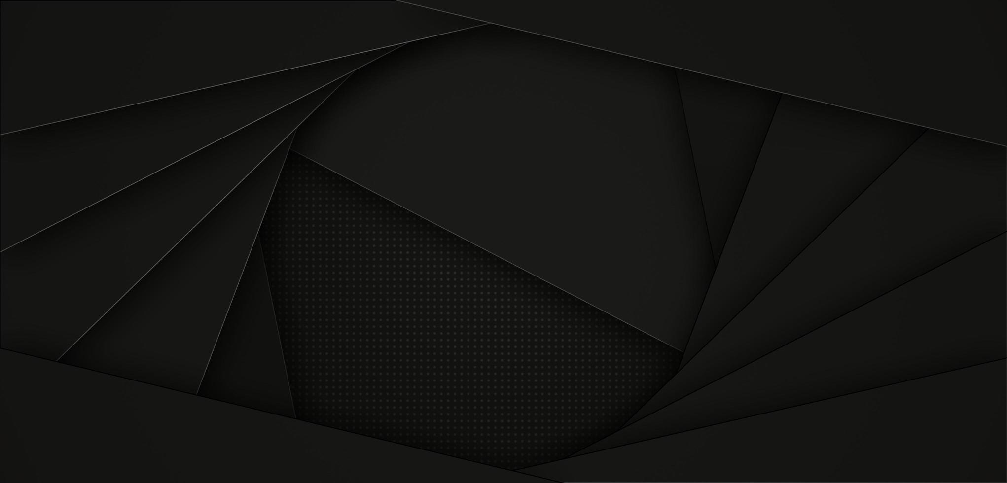 sfondo radiale sfumato astratto nero moderno. design aziendale tecnologico. spazio vuoto per il testo foto