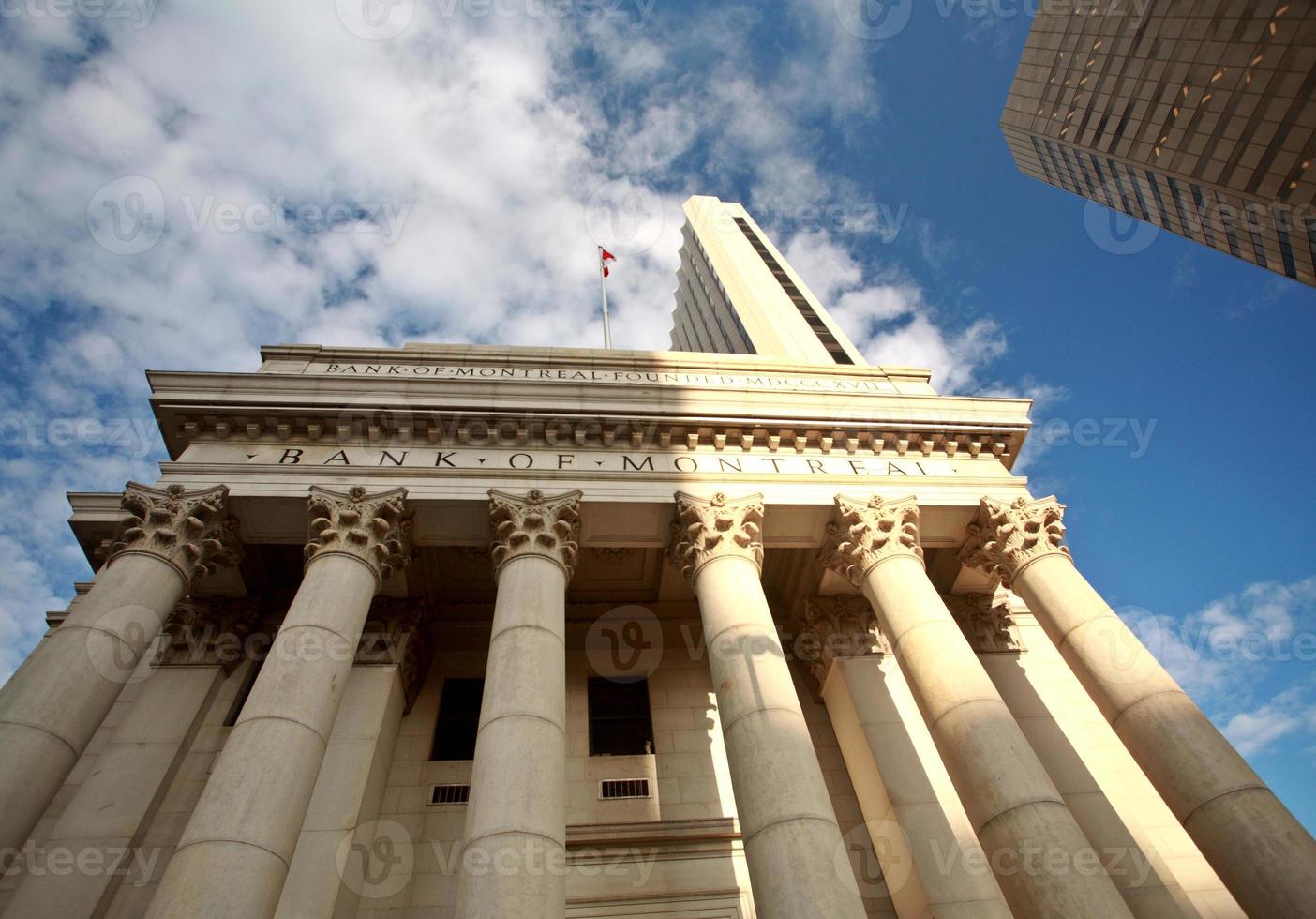 vecchia banca di Montreal edificio a winnipeg foto