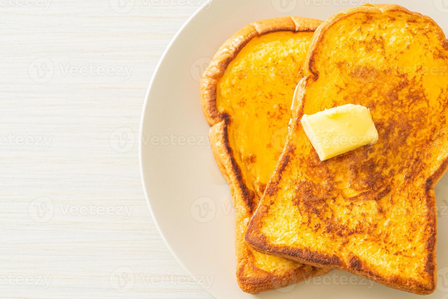 french toast con burro e miele foto