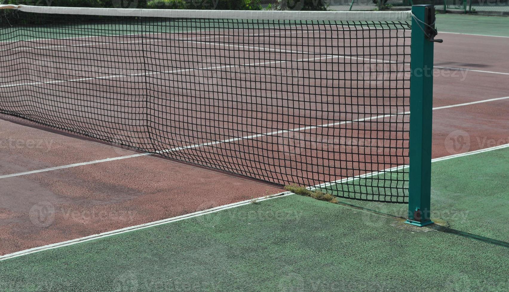 sede del campo da tennis foto