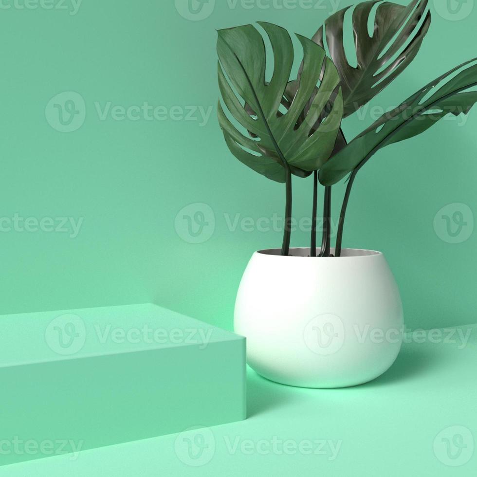 vendita podio 3d rendering sconto vendita prodotto display foto