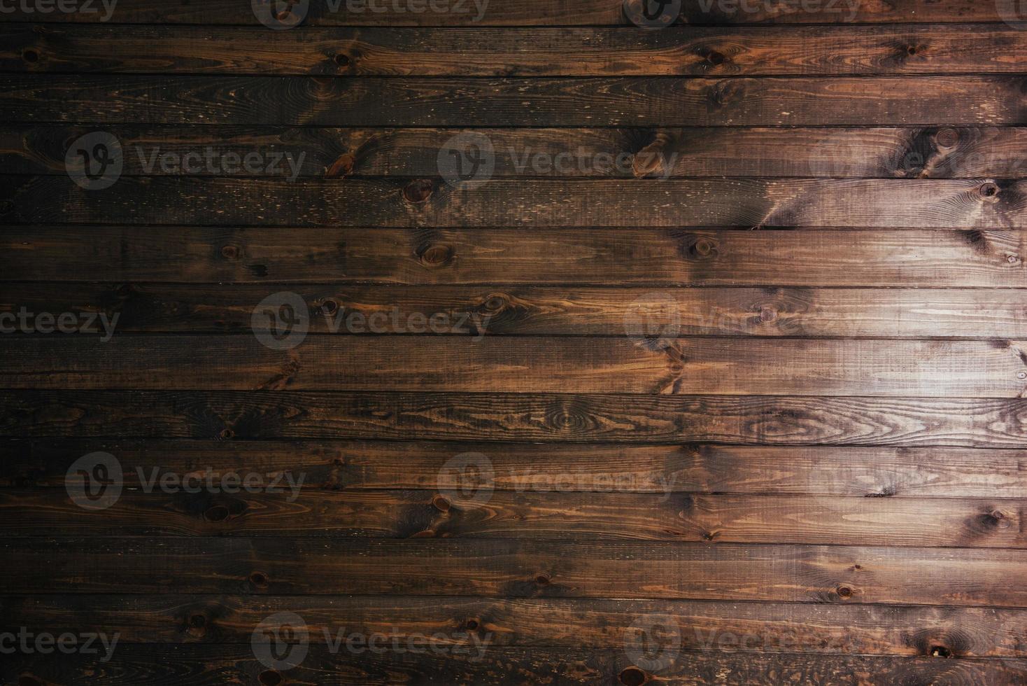 sfondo di tavola di legno. bella struttura in legno marrone scuro foto