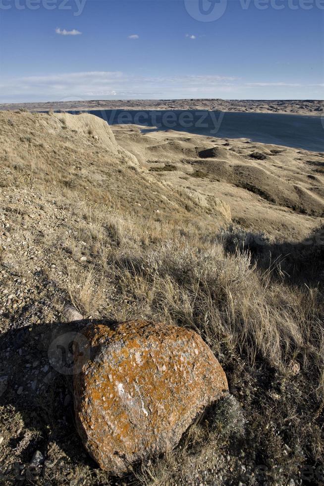 castelli di sabbia del lago diefenbaker foto