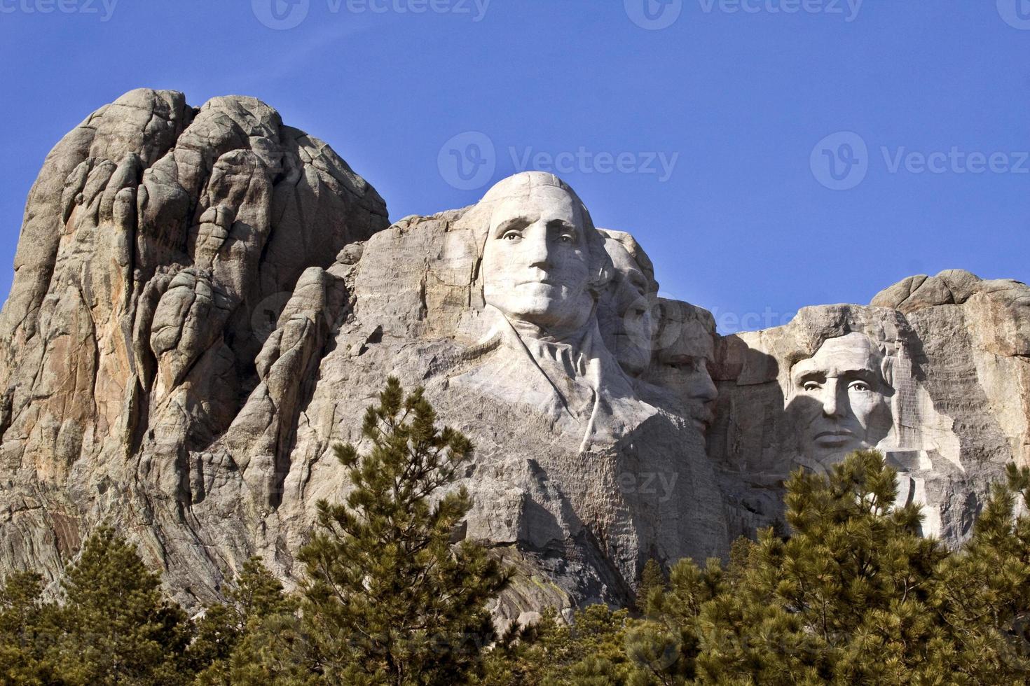 monte rushmore sud dakota colline nere foto