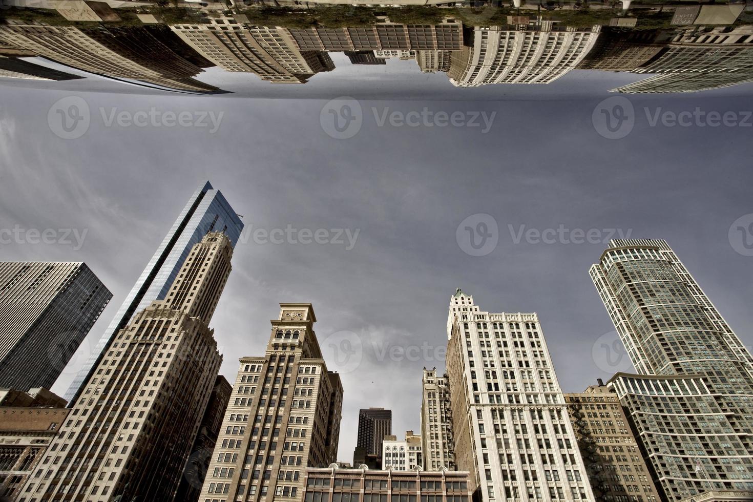 Chicago paesaggio urbano il fagiolo foto