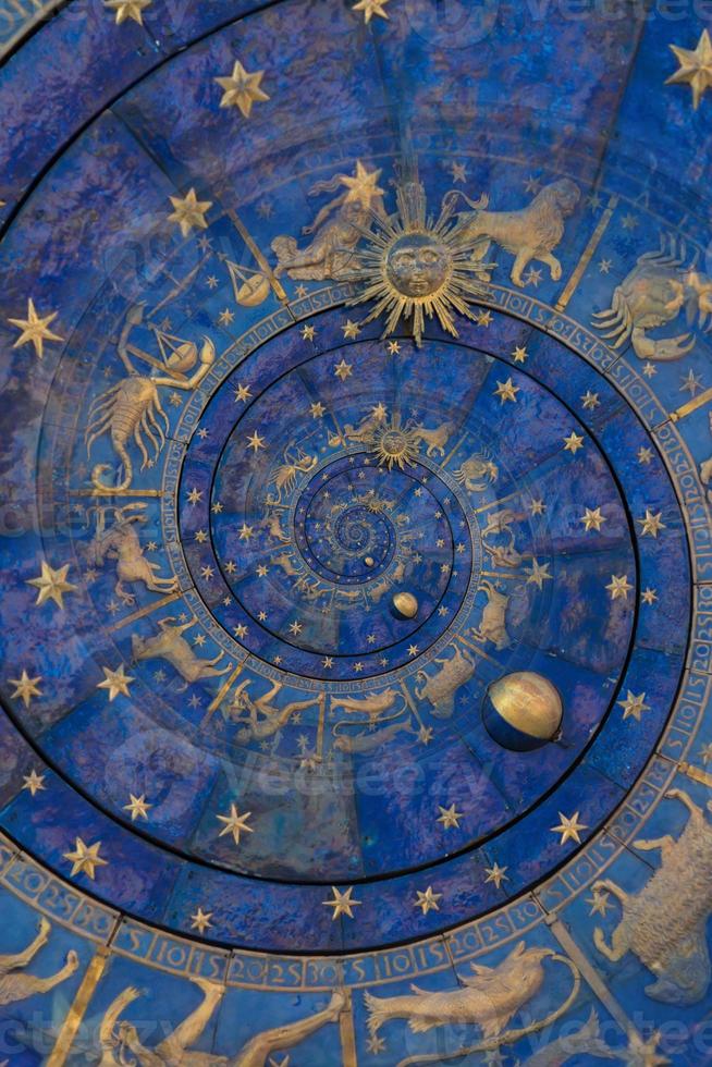 illustrazione di sfondo del segno di astrologia e alchimia foto