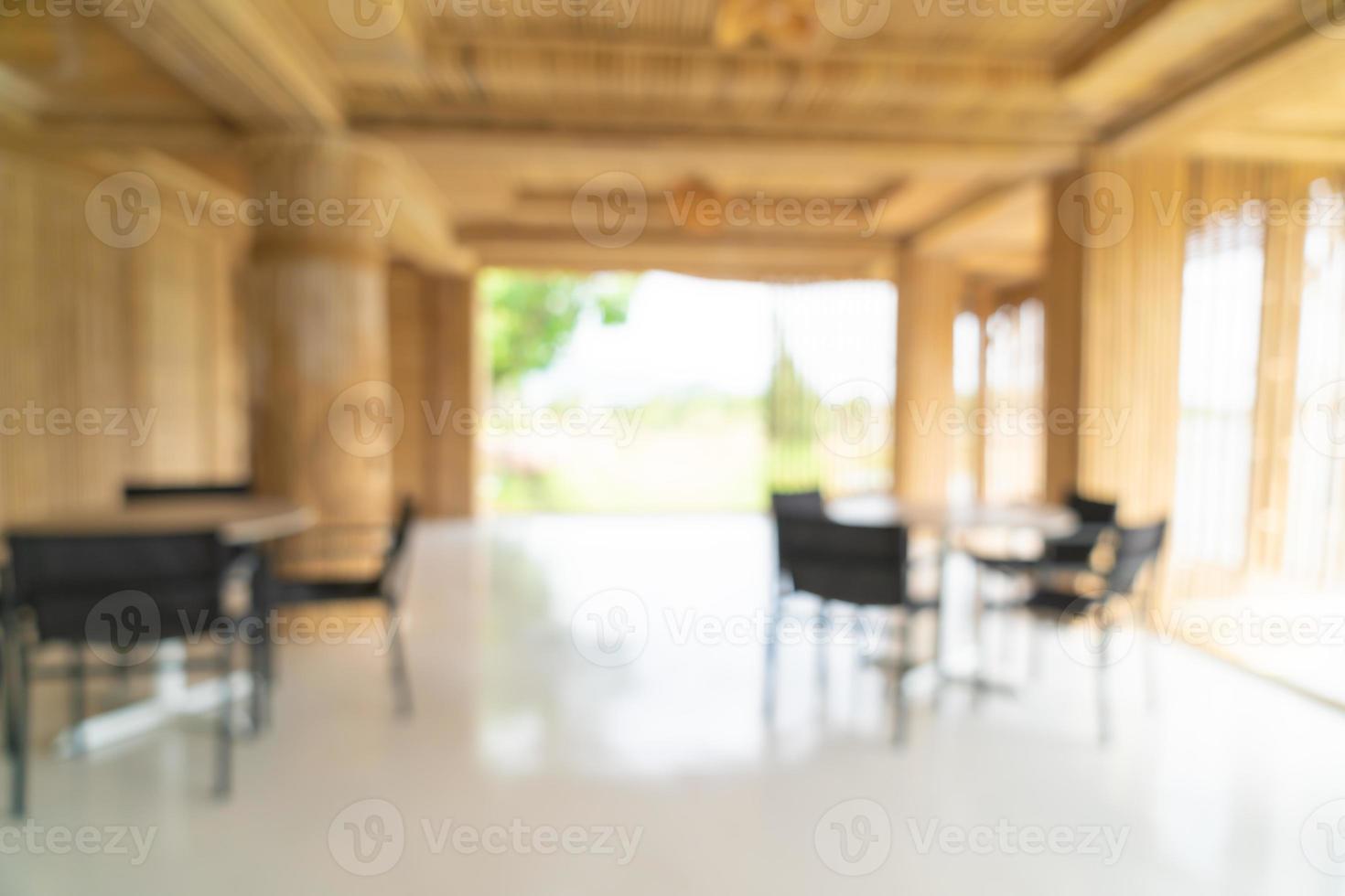 astratto sfocatura caffetteria e ristorante per lo sfondo foto