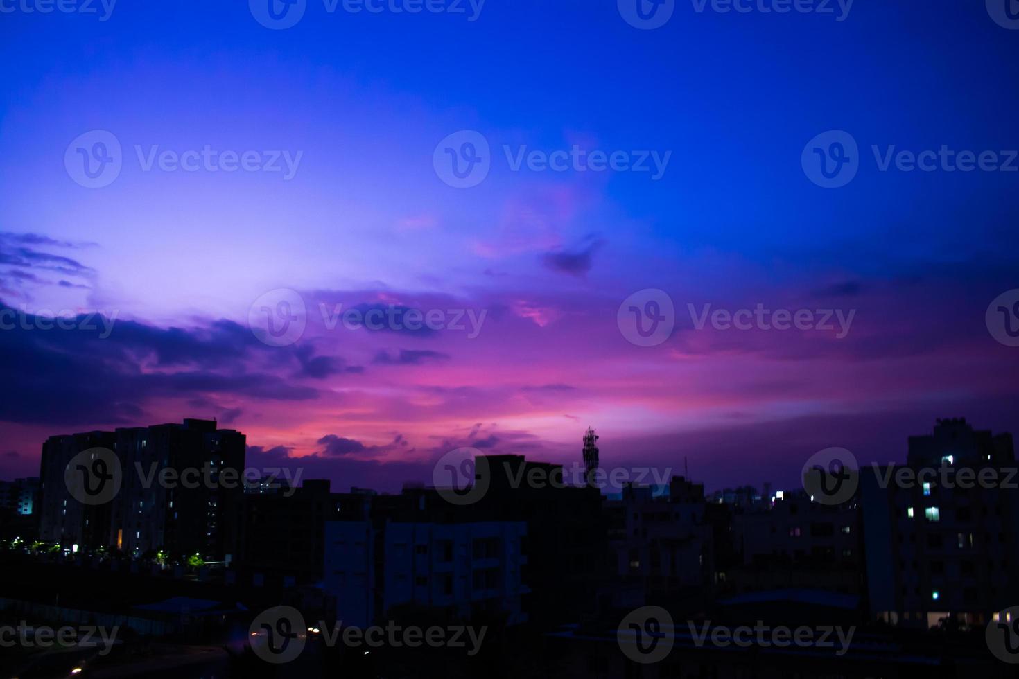 cielo con la luce foto