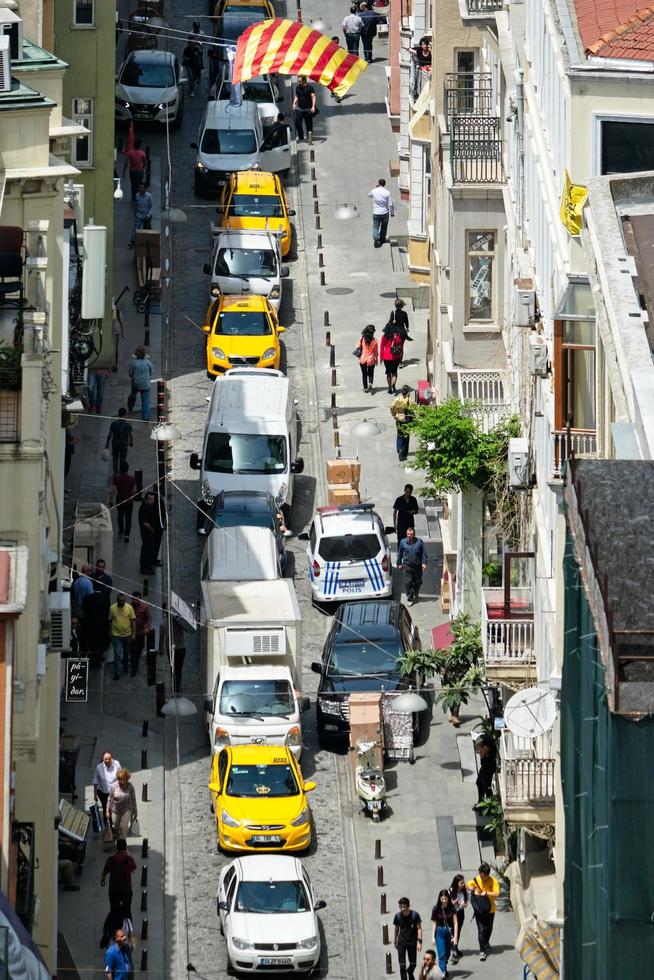 istanbul, turchia - 24 maggio. ingorgo a istanbul turchia il 24 maggio 2018. persone non identificate foto