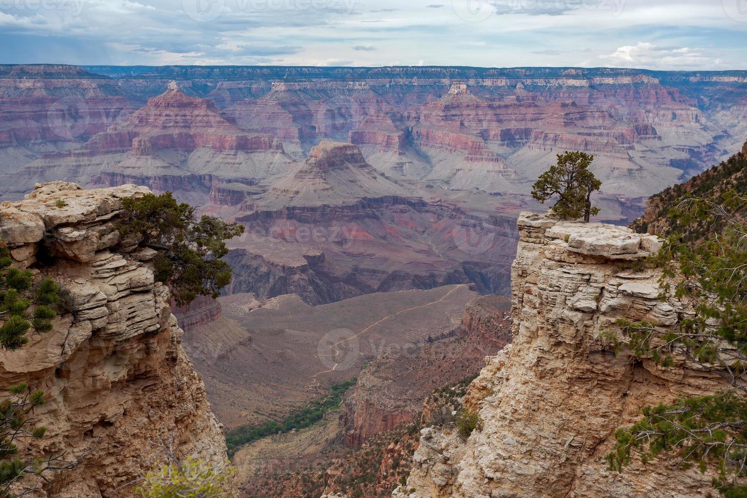 vista panoramica del Grand Canyon in Arizona foto