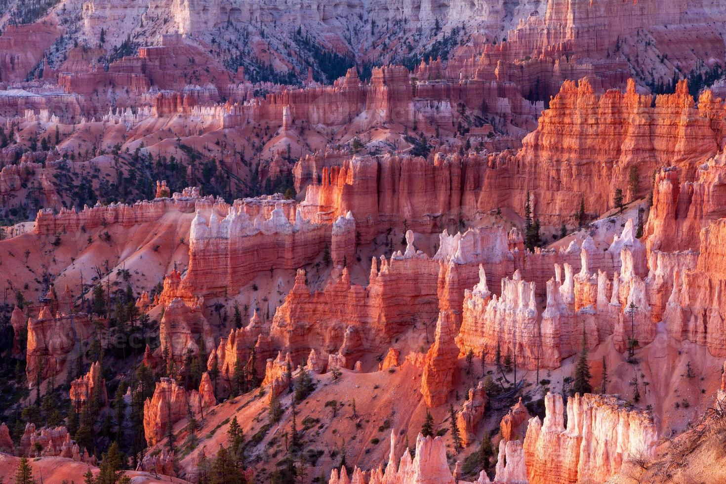 vista panoramica del Bryce Canyon foto