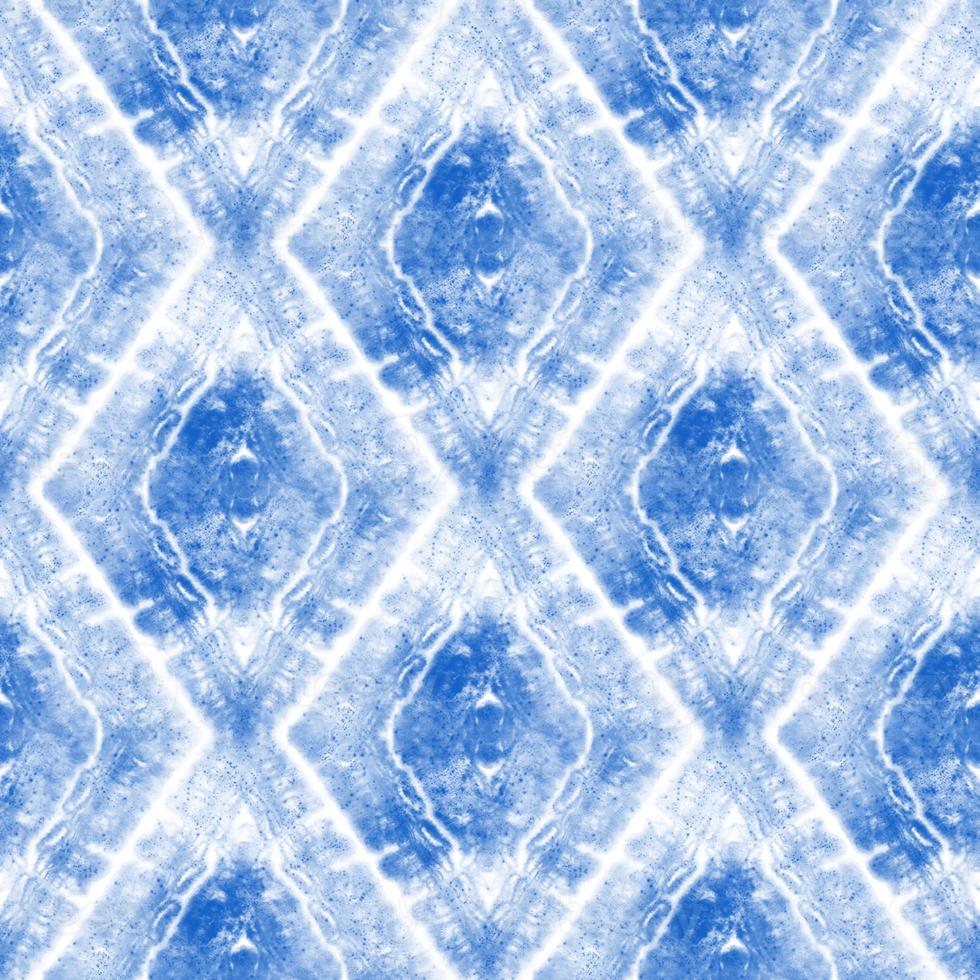 blu batik tie dye acquerello sfondo senza soluzione di continuità foto