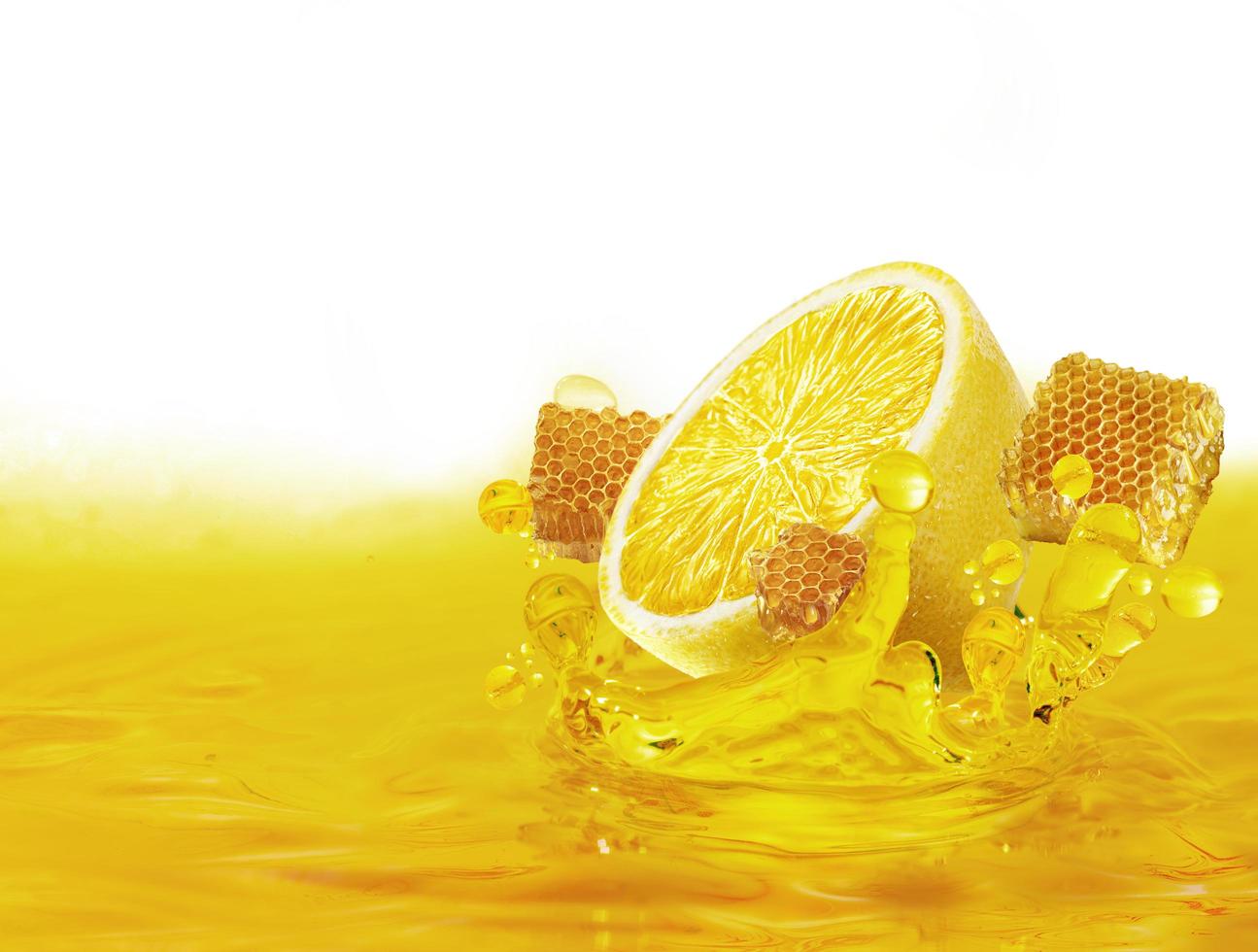 spruzzata di miele e limone foto