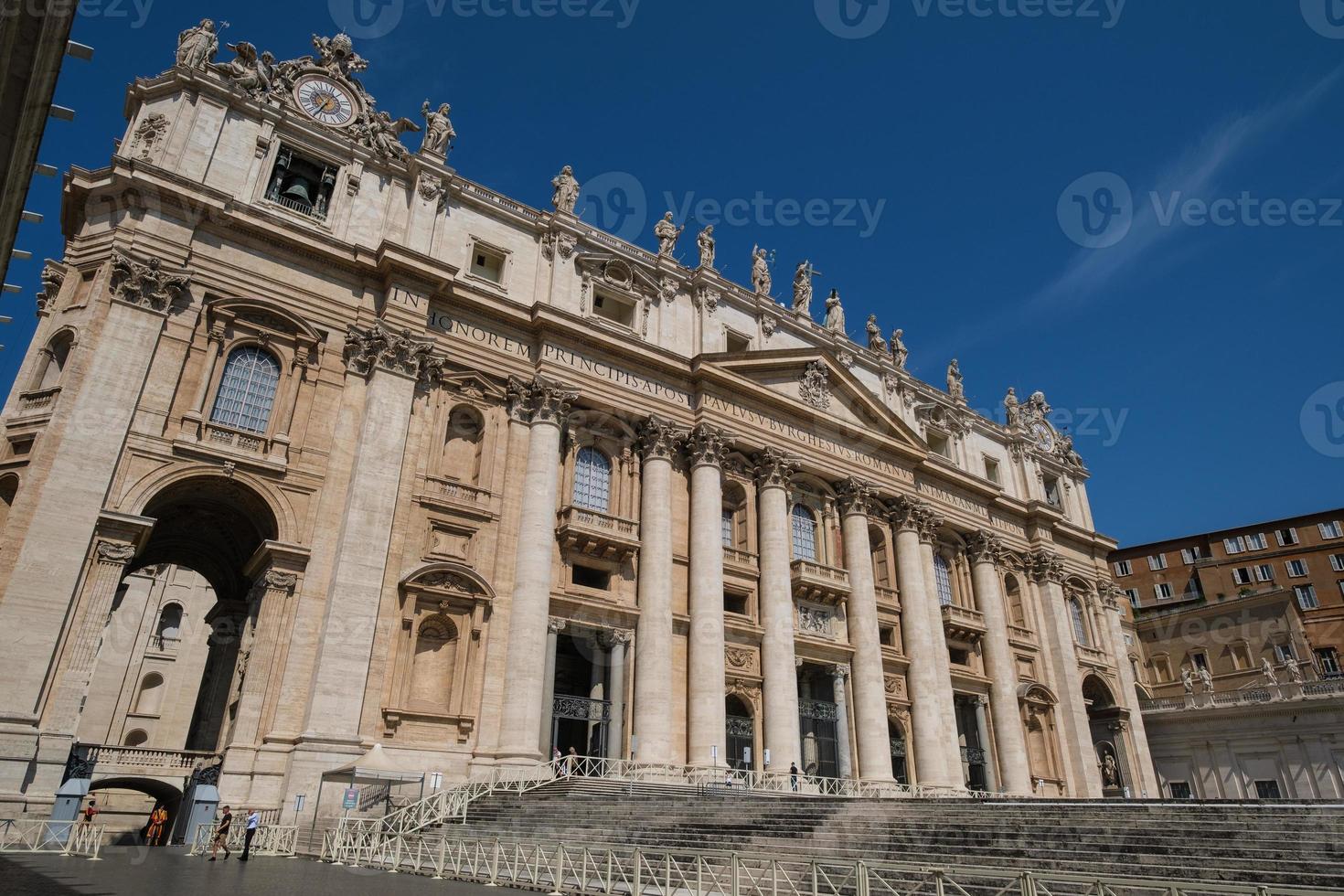 esterno basilica di san pietro roma lazio italia foto