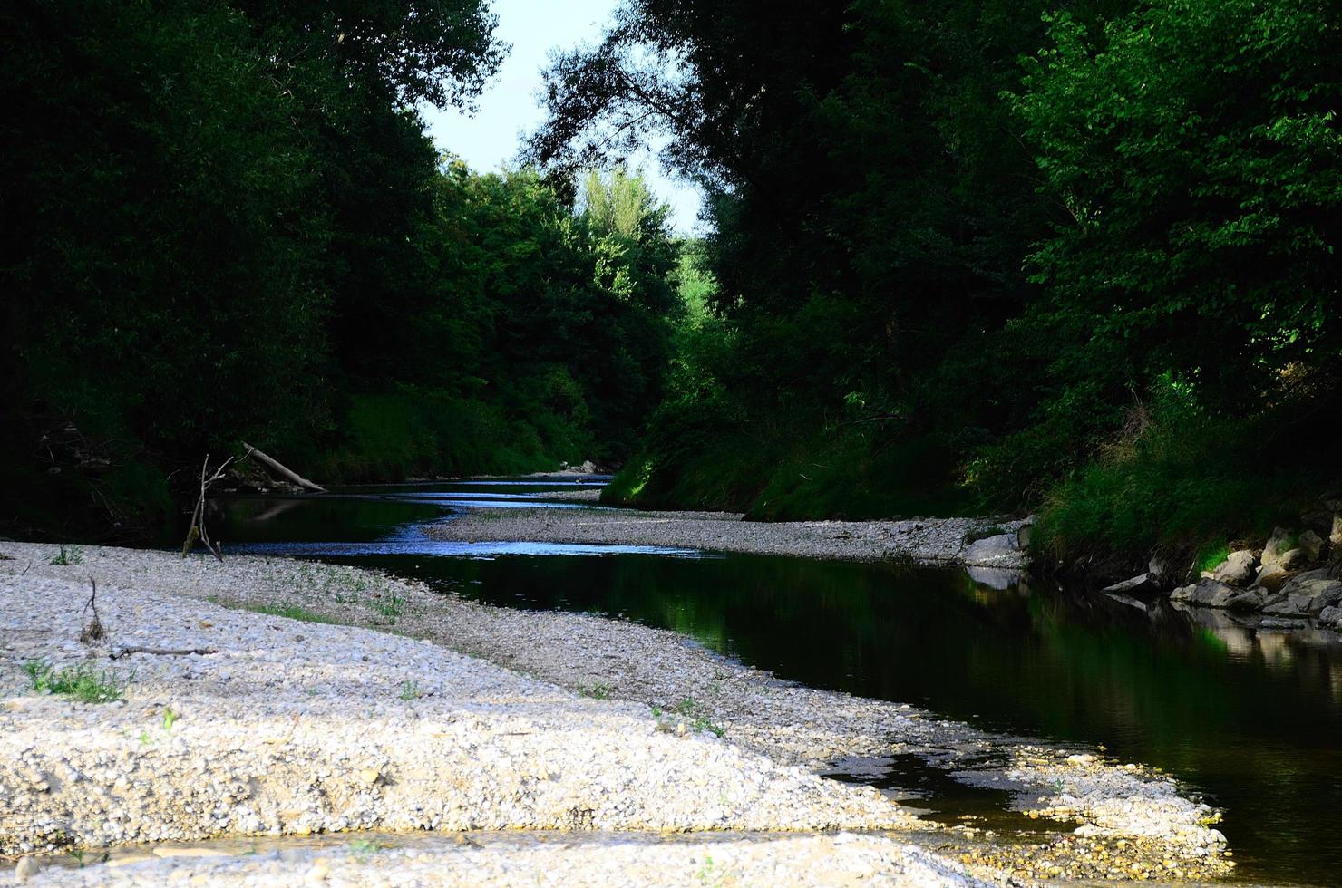 torrente e paesaggio naturale foto