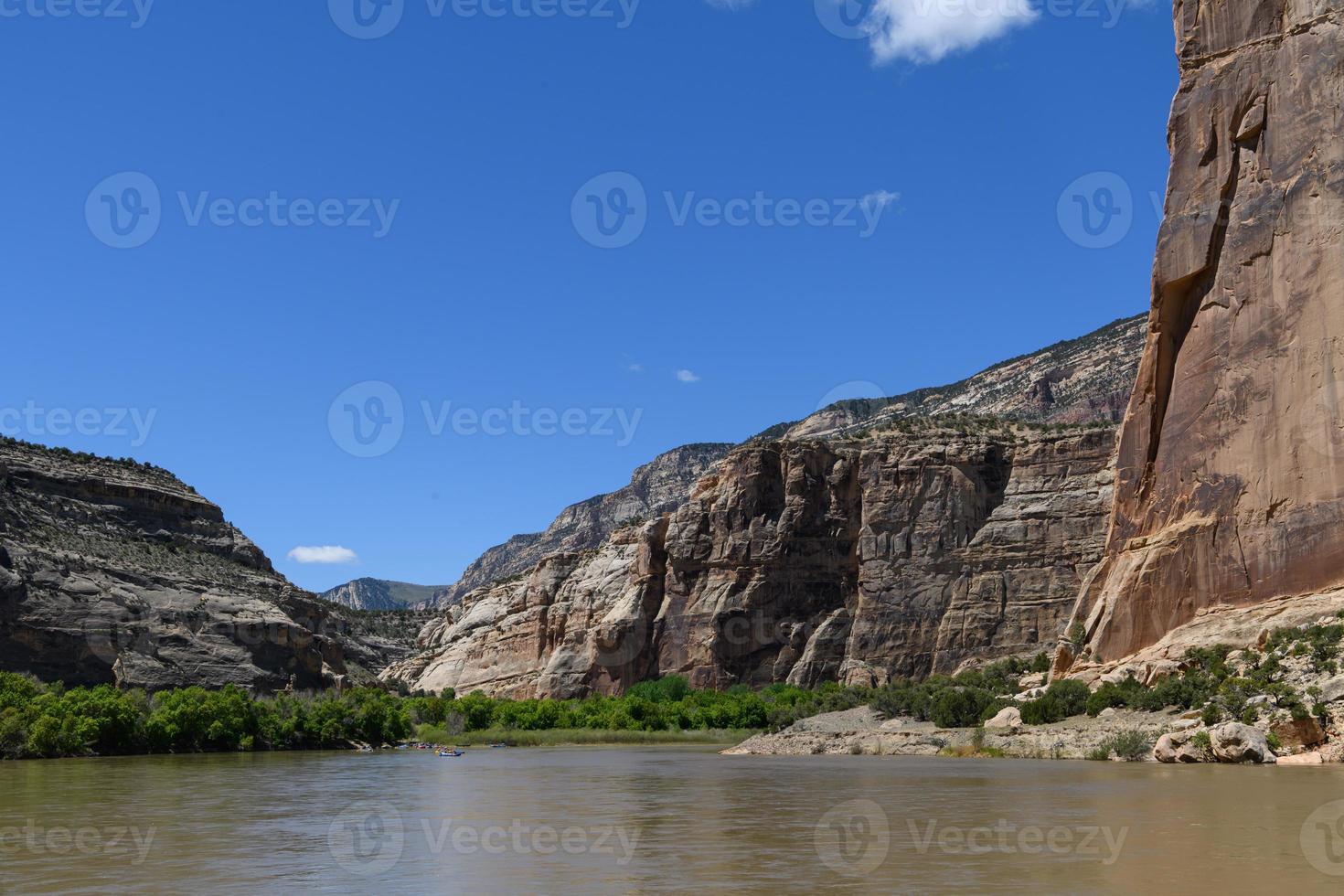 la bellezza paesaggistica del Colorado. splendidi paesaggi drammatici nel monumento nazionale dei dinosauri, in colorado foto