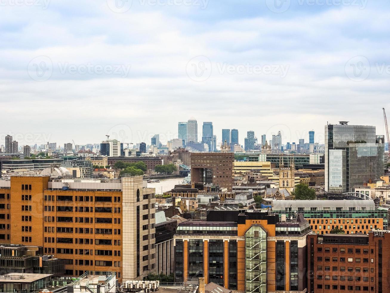 hdr vista aerea di londra foto