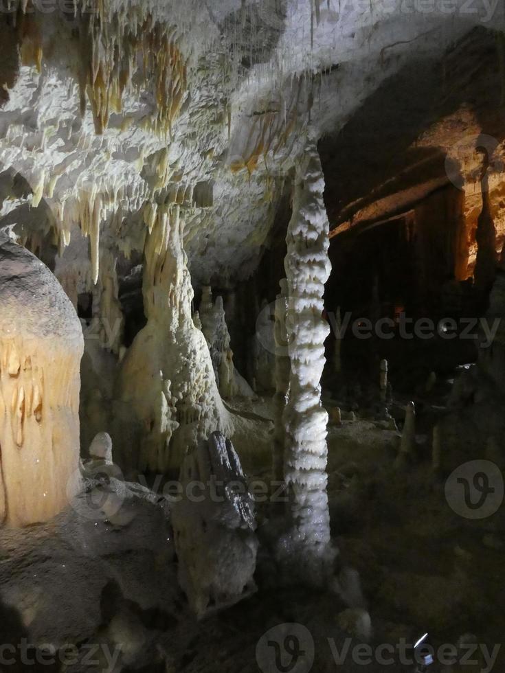 grotta carsica a postojna foto