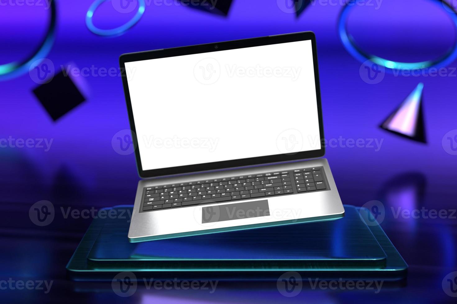 modello di mockup dello schermo del laptop macbook foto