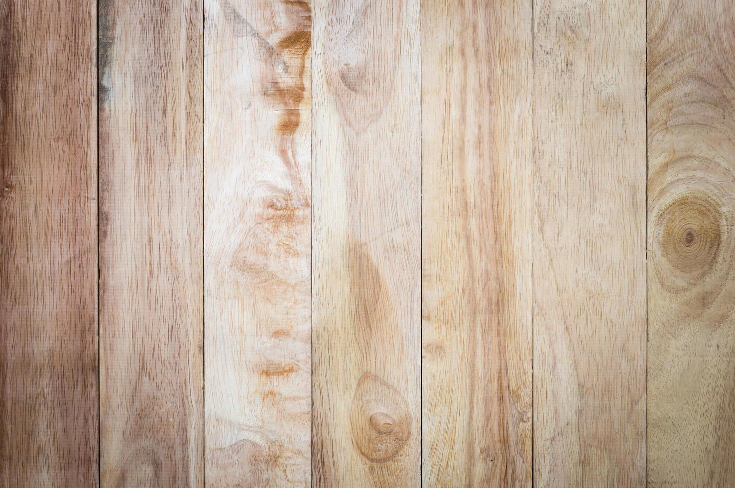 tavolo in legno con superfici antiche vintage per sfondo retrò, parete in legno vecchio di sfondo e pavimento in legno con concetto naturale vintage foto