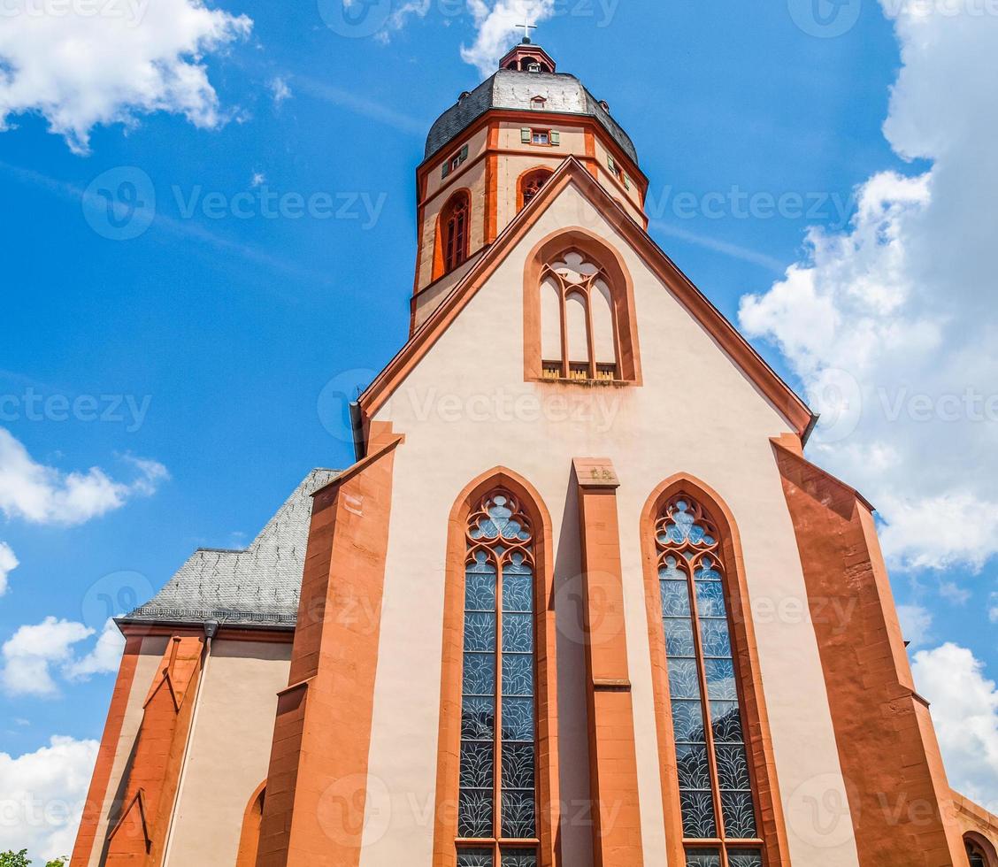 hdr chiesa di st stephan mainz foto