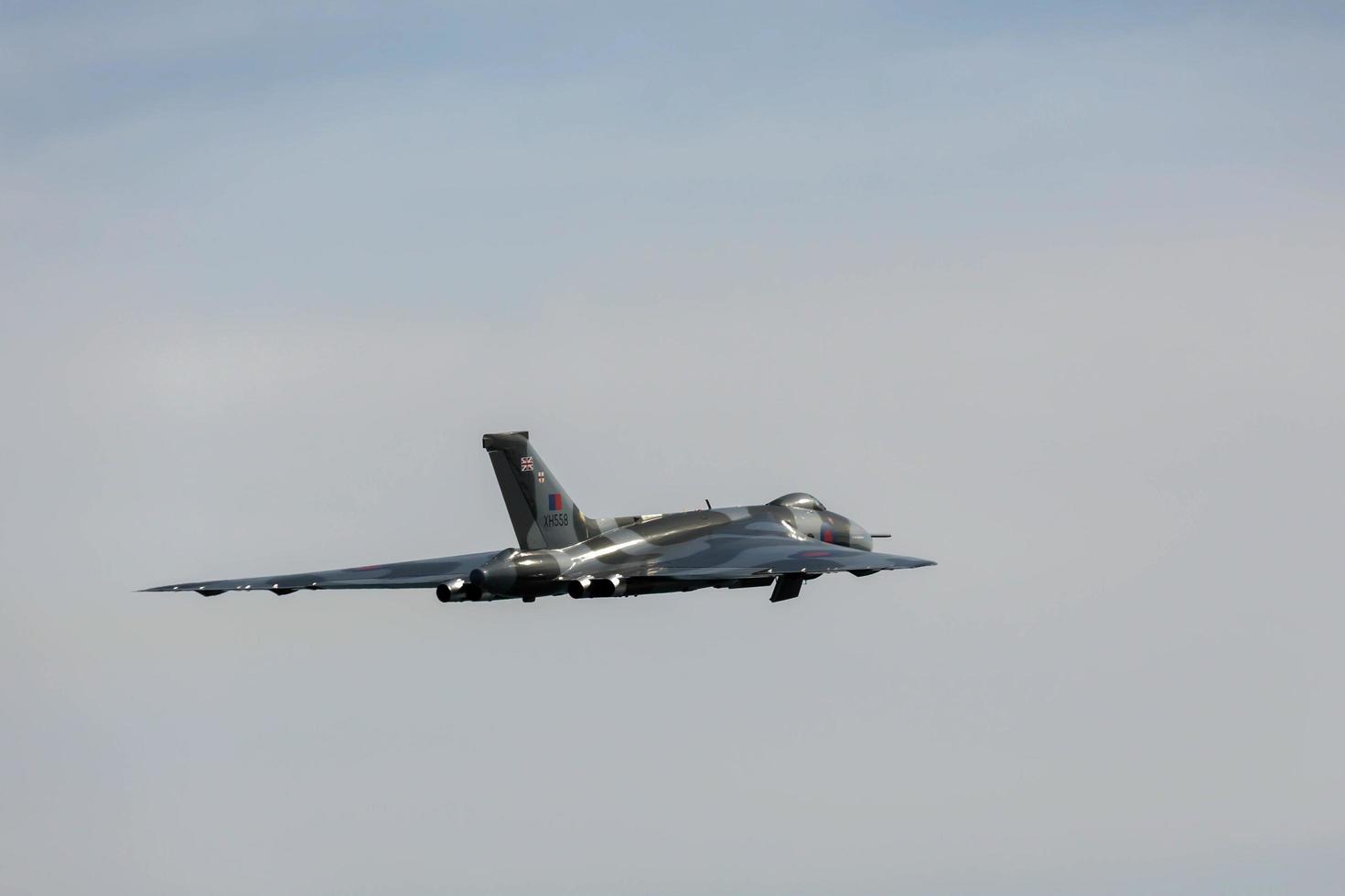 Eastbourne, Sussex orientale, Regno Unito, 2012. avro vulcan xh558 ad airbourne foto