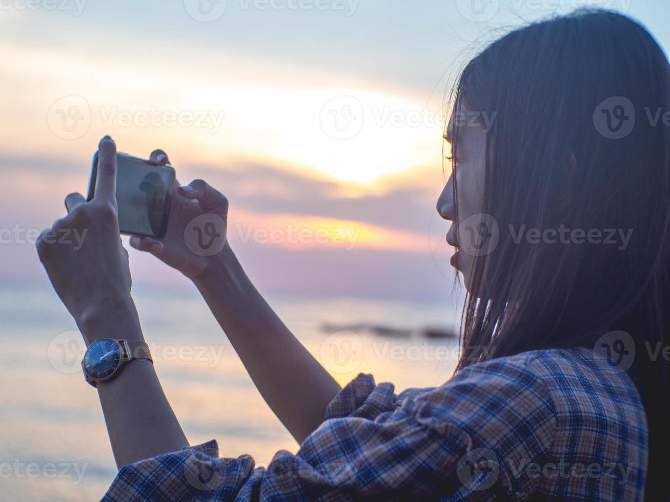 donna e mare foto