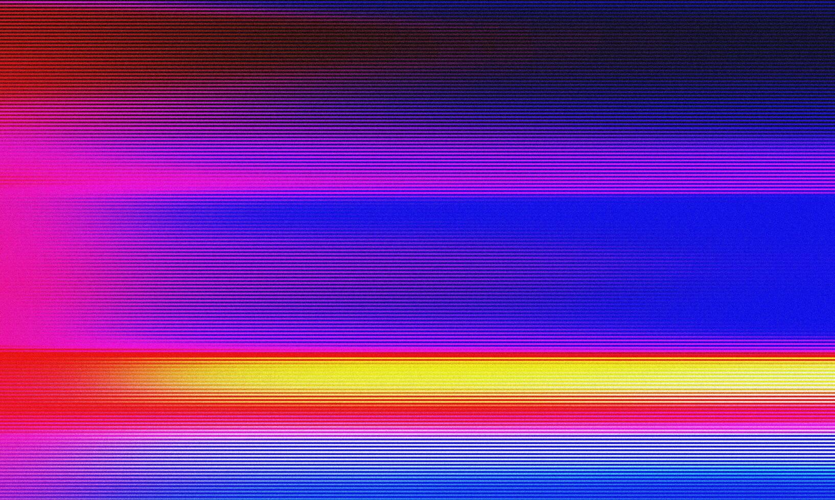 sfondo astratto con spazio di copia per testo, vecchio monitor della linea di scansione TV per sovrapposizione di glitch. sfondo cyberpunk e techno con l'estetica dello stile vaporwave degli anni '80. foto