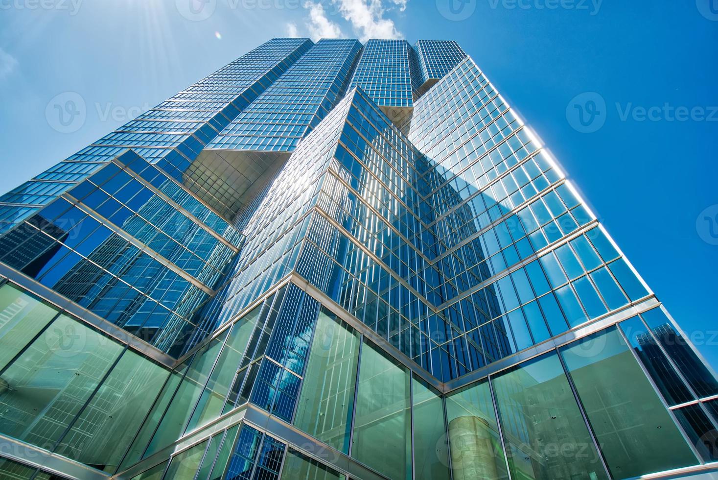 skyline panoramico del distretto finanziario di toronto e skyline dell'architettura moderna foto