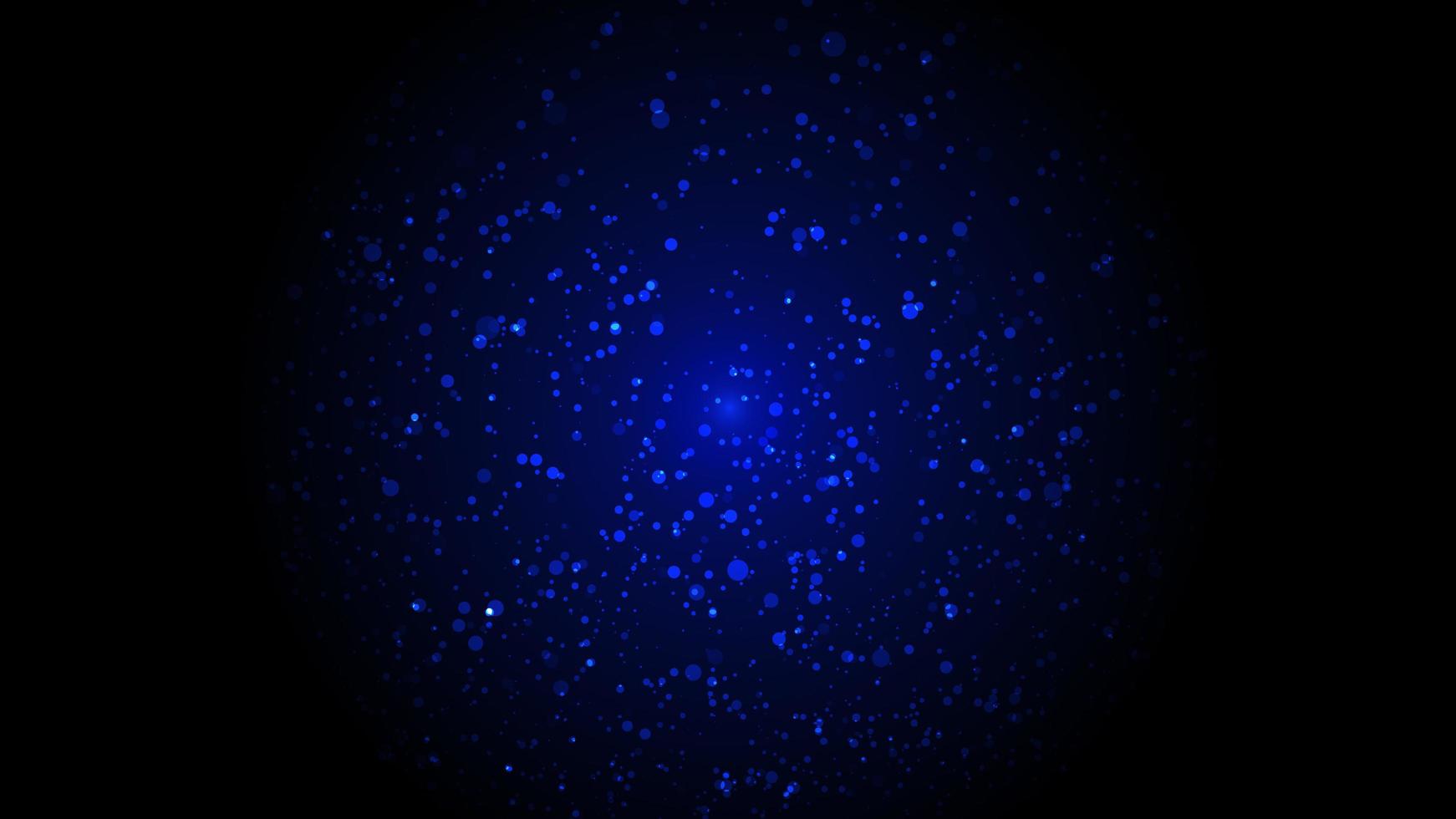 sfondo blu scuro della tecnologia delle particelle del globo delle particelle foto