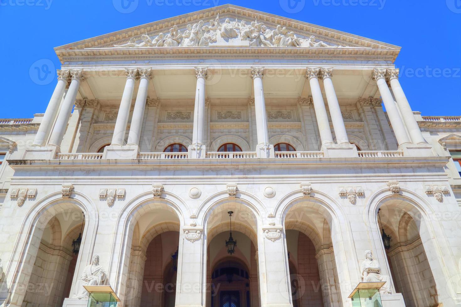 palazzo del parlamento, assemblea della repubblica, lisbona, portogallo foto