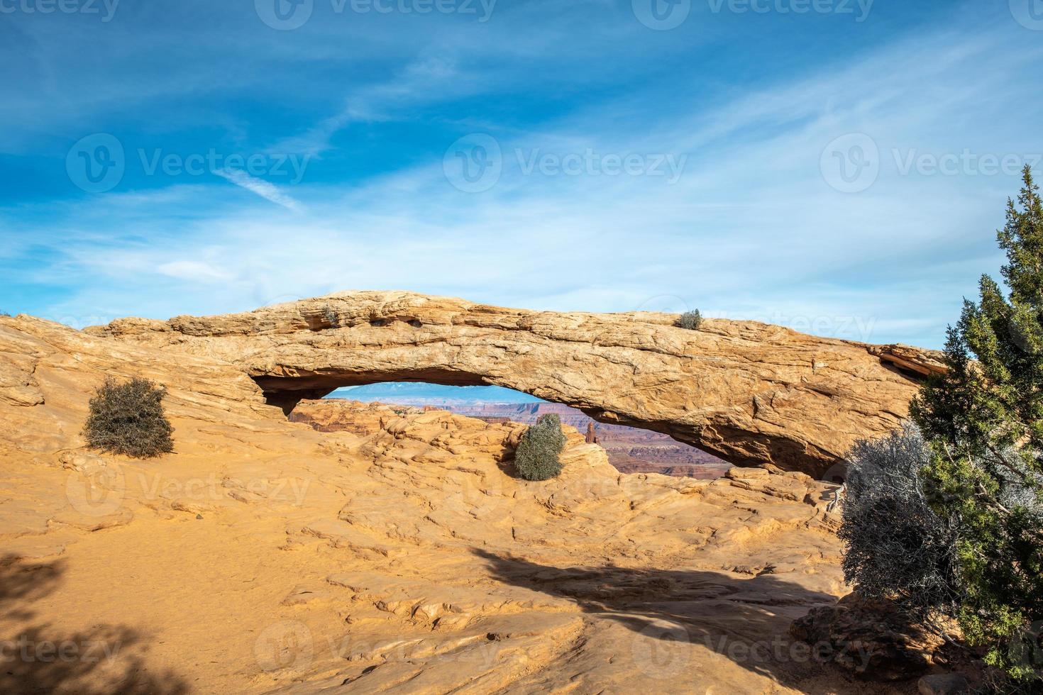 mesa arch al parco nazionale di Canyonland foto