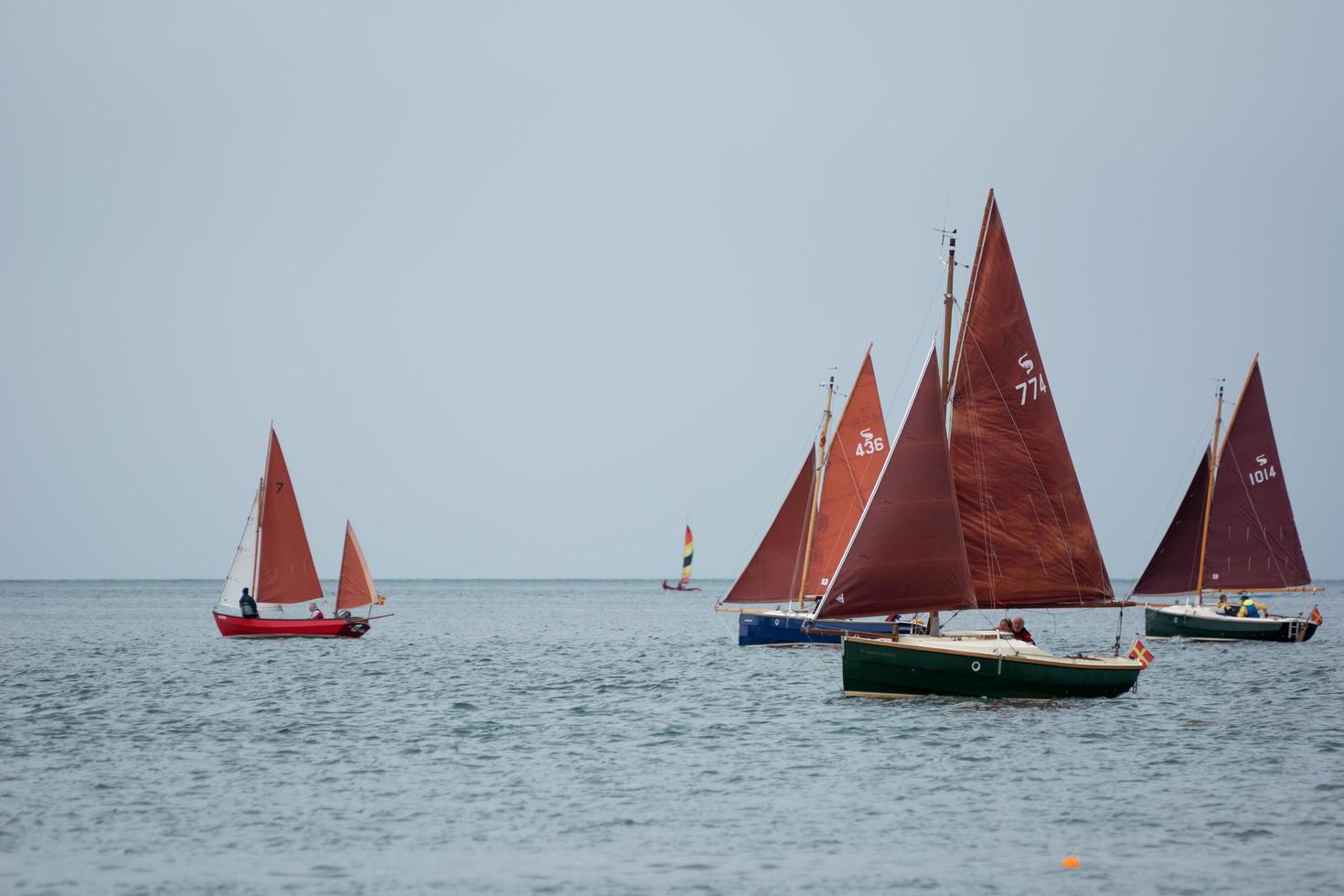 appledore, devon, uk, 2013. navigando nell'estuario torridge e taw foto