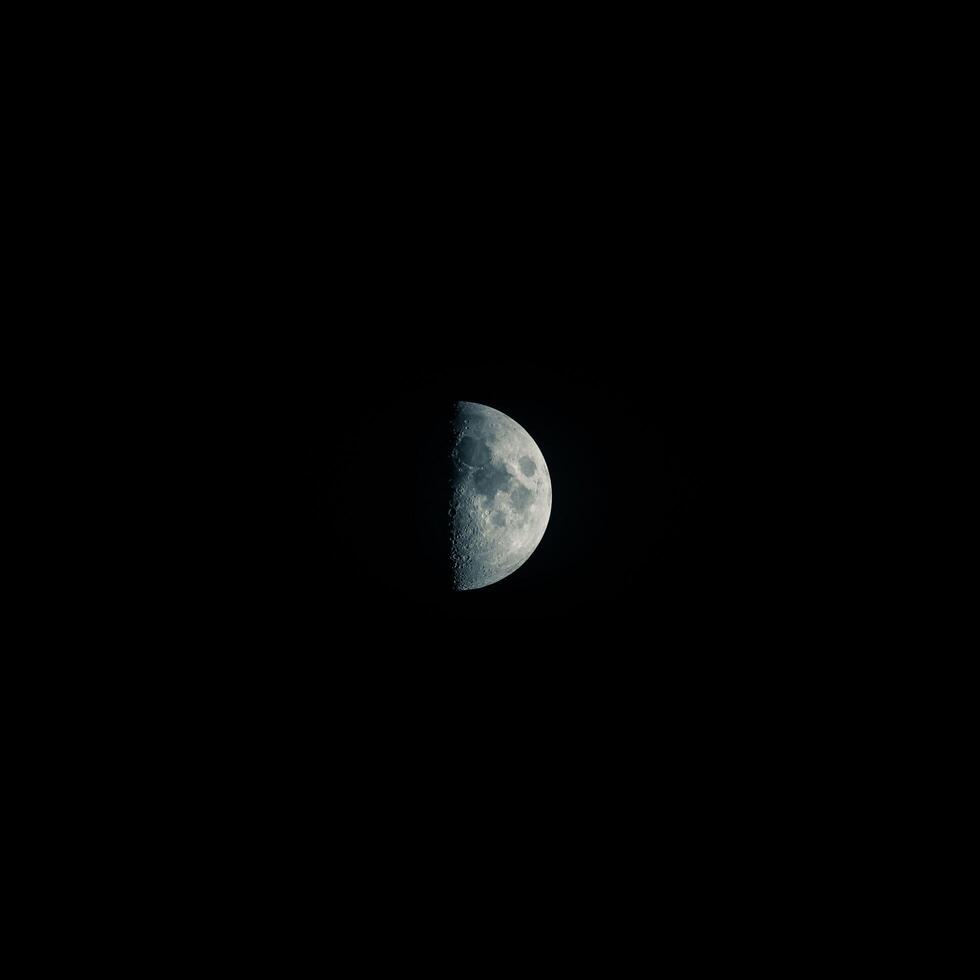 luna piena, bella luna, luna sorridente, di notte, foto