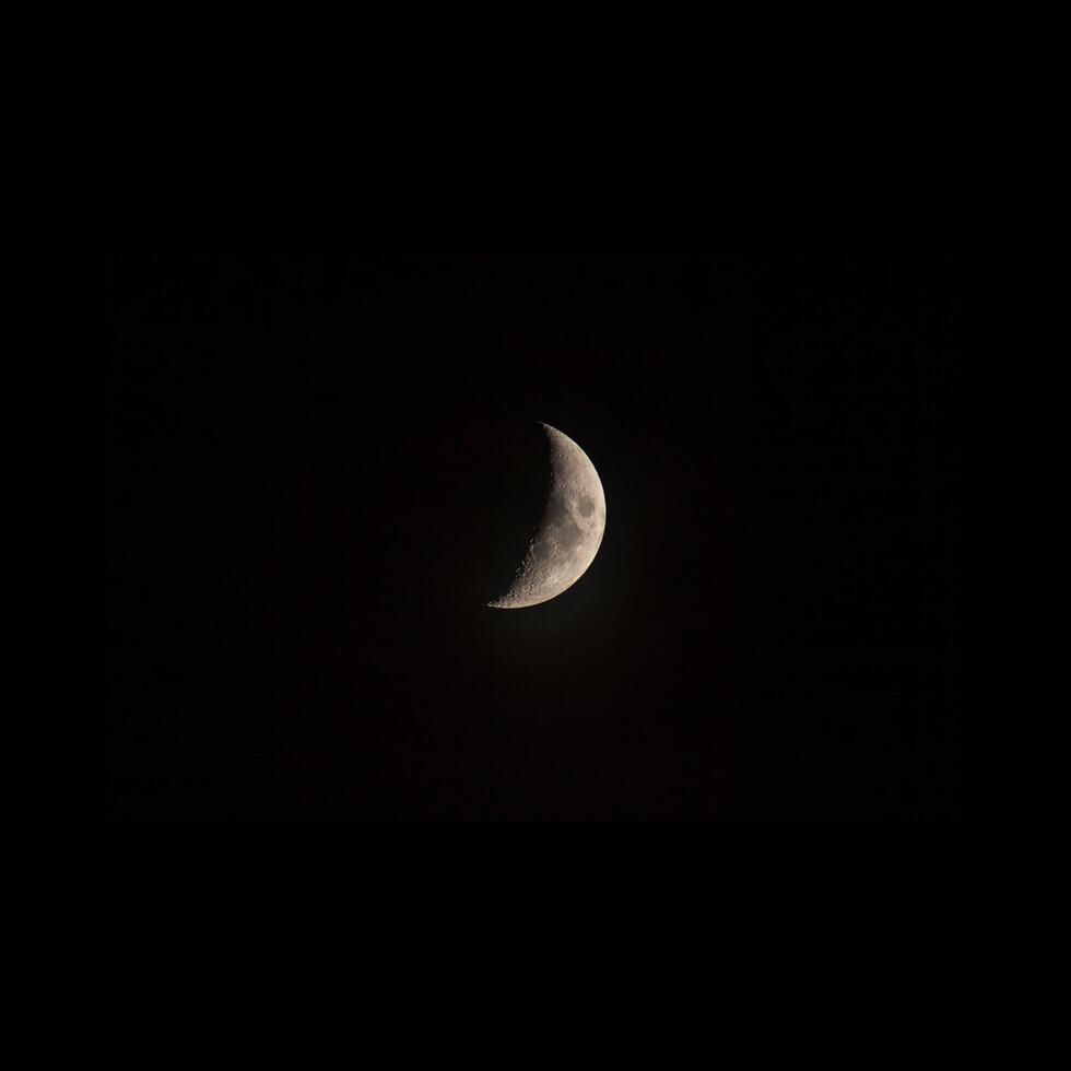 luna piena, bella luna, luna sorridente, di notte, foto