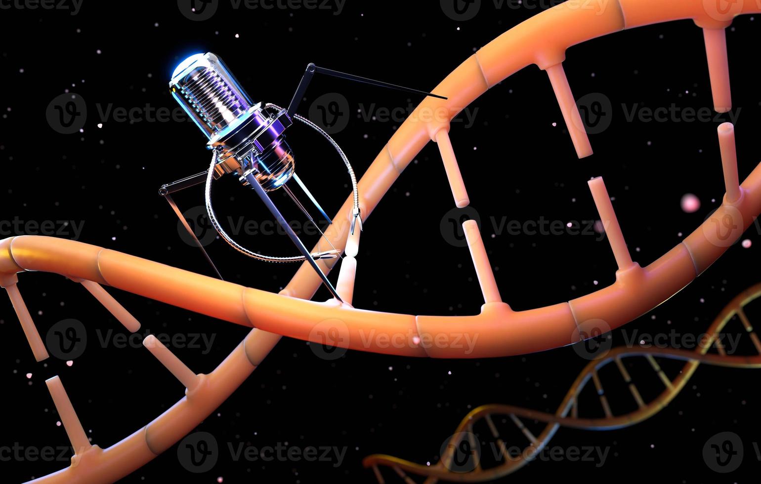 i nanobot stanno riparando il dna danneggiato. foto