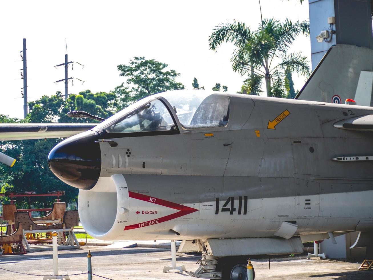 bangkok, tailandia, 2021 - vecchio aereo militare foto