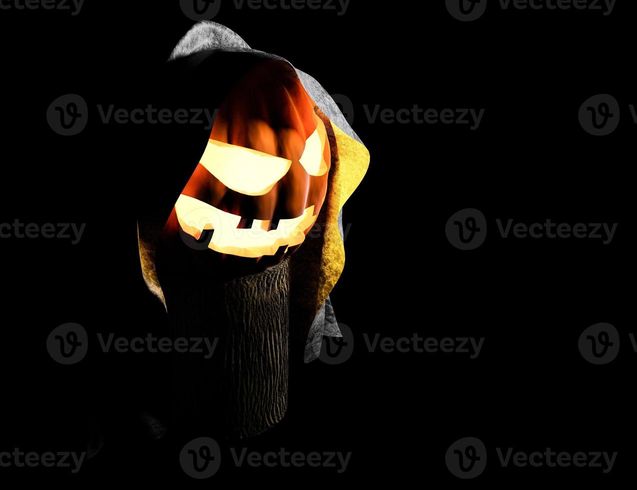 zucche di halloween 3d foto