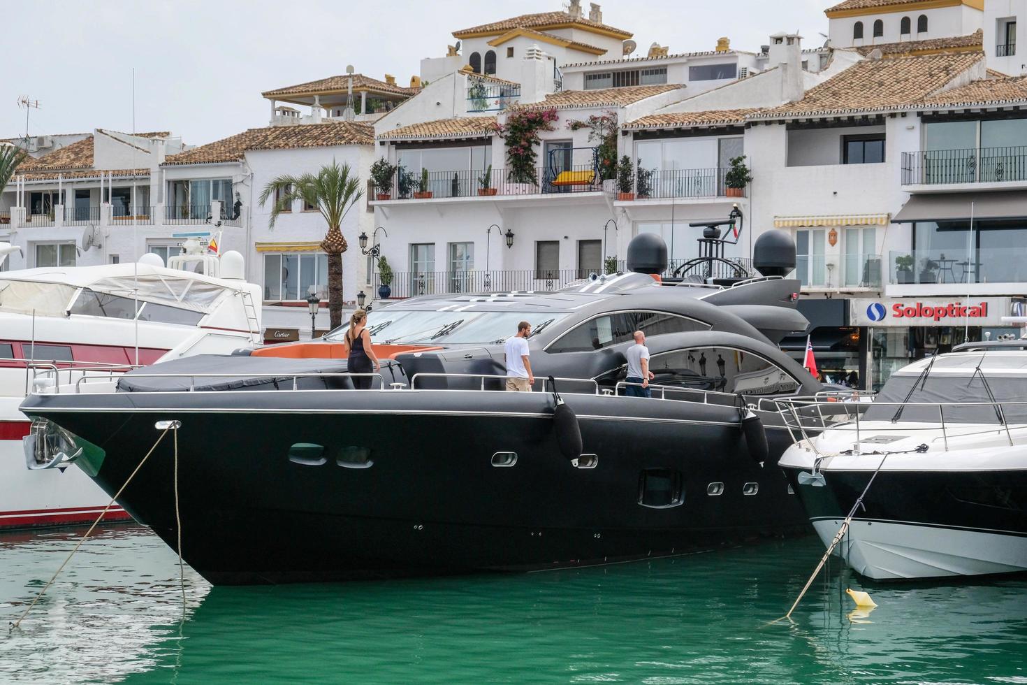 puerto banus, andalucia, spagna, 2017. vista del porto foto